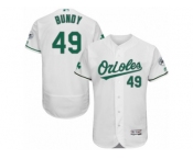 Men's Majestic Baltimore Orioles #49 Dylan Bundy White Celtic Flexbase Authentic Collection MLB Jersey