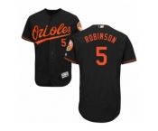 Men's Majestic Baltimore Orioles #5 Brooks Robinson Black Flexbase Authentic Collection MLB Jersey