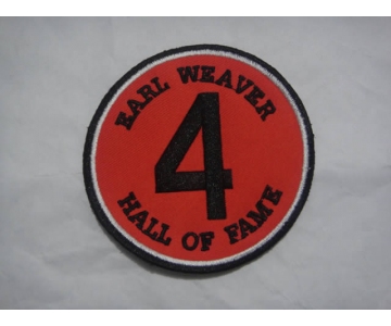 baltimore orioles earl weaver Hall Of Fame Patch