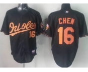 mlb baltimore orioles #16 chen black