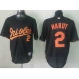 mlb baltimore orioles #2 hardy black