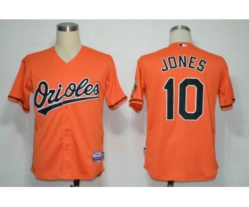 mlb jerseys baltimore orioles #10 jones orange