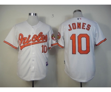 mlb jerseys baltimore orioles #10 jones white[2013 new]