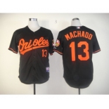 mlb jerseys baltimore orioles #13 machado black