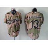 mlb jerseys baltimore orioles #13 machado camo