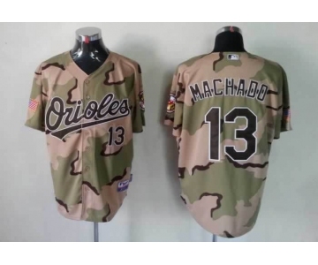 mlb jerseys baltimore orioles #13 machado camo