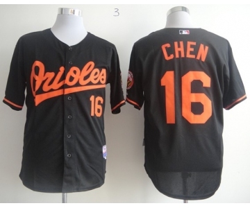 mlb jerseys baltimore orioles #16 chen black