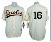 mlb jerseys baltimore orioles #16 chen cream[m&n]