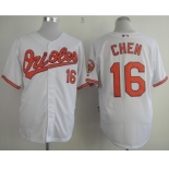 mlb jerseys baltimore orioles #16 chen white