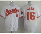 mlb jerseys baltimore orioles #16 chen white