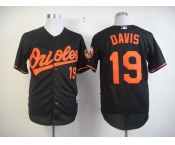 mlb jerseys baltimore orioles #19 davis black