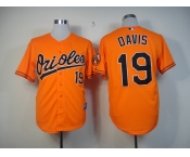 mlb jerseys baltimore orioles #19 davis orange