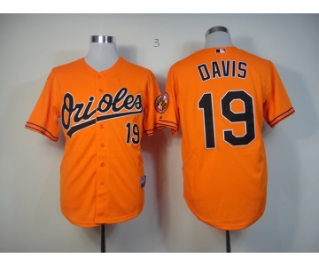 mlb jerseys baltimore orioles #19 davis orange