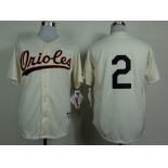 mlb jerseys baltimore orioles #2 hardy cream[1954 m&n]