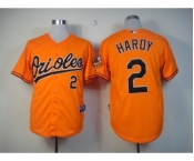 mlb jerseys baltimore orioles #2 hardy orange