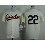 mlb jerseys baltimore orioles #22 palmer cream[1954 m&n]