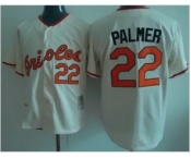 mlb jerseys baltimore orioles #22 palmer cream