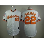 mlb jerseys baltimore orioles #22 palmer white[1970 m&n]