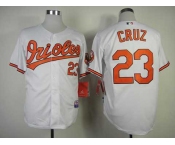 mlb jerseys baltimore orioles #23 cruz white