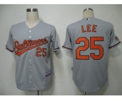 mlb jerseys baltimore orioles #25 lee grey (cool base)