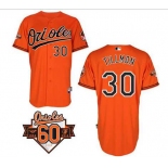 mlb jerseys baltimore orioles #30 tillman orange[60 th]