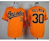 mlb jerseys baltimore orioles #30 tillman orange