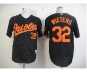 mlb jerseys baltimore orioles #32 wieters black