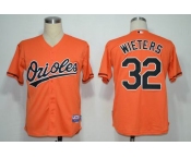 mlb jerseys baltimore orioles #32 wieters orange