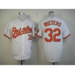 mlb jerseys baltimore orioles #32 wieters white