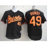 mlb jerseys baltimore orioles #49 bundy black