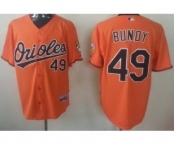 mlb jerseys baltimore orioles #49 bundy orange