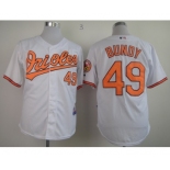 mlb jerseys baltimore orioles #49 bundy white