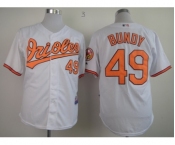 mlb jerseys baltimore orioles #49 bundy white