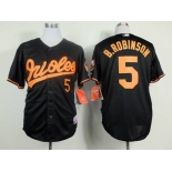 mlb jerseys baltimore orioles #5 b.robinson black