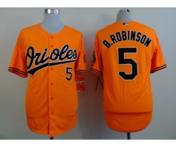 mlb jerseys baltimore orioles #5 b.robinson orange