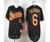 mlb jerseys baltimore orioles #6 schoop black