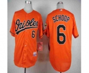 mlb jerseys baltimore orioles #6 schoop orange