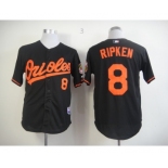 mlb jerseys baltimore orioles #8 ripken black