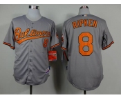 mlb jerseys baltimore orioles #8 ripken grey