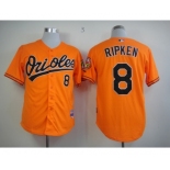 mlb jerseys baltimore orioles #8 ripken orange