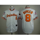 mlb jerseys baltimore orioles #8 ripken white[1970 m&n]