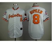 mlb jerseys baltimore orioles #8 ripken white[1970 m&n]