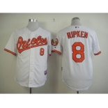 mlb jerseys baltimore orioles #8 ripken white