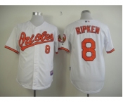 mlb jerseys baltimore orioles #8 ripken white