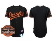 mlb jerseys baltimore orioles blank black cool base[20th anniversary patch]