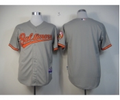 mlb jerseys baltimore orioles blank grey