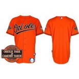 mlb jerseys baltimore orioles blank orange cool base[20th anniversary patch]