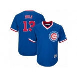 Chicago Cubs #13 Alex Avila Replica Royal Blue Cooperstown Cool Base MLB Jersey