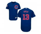 Chicago Cubs #13 Alex Avila Royal Blue Alternate Flexbase Authentic Collection MLB Jersey