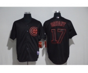 Chicago Cubs #17 Kris Bryant Black Cool Base Stitched MLB Jersey